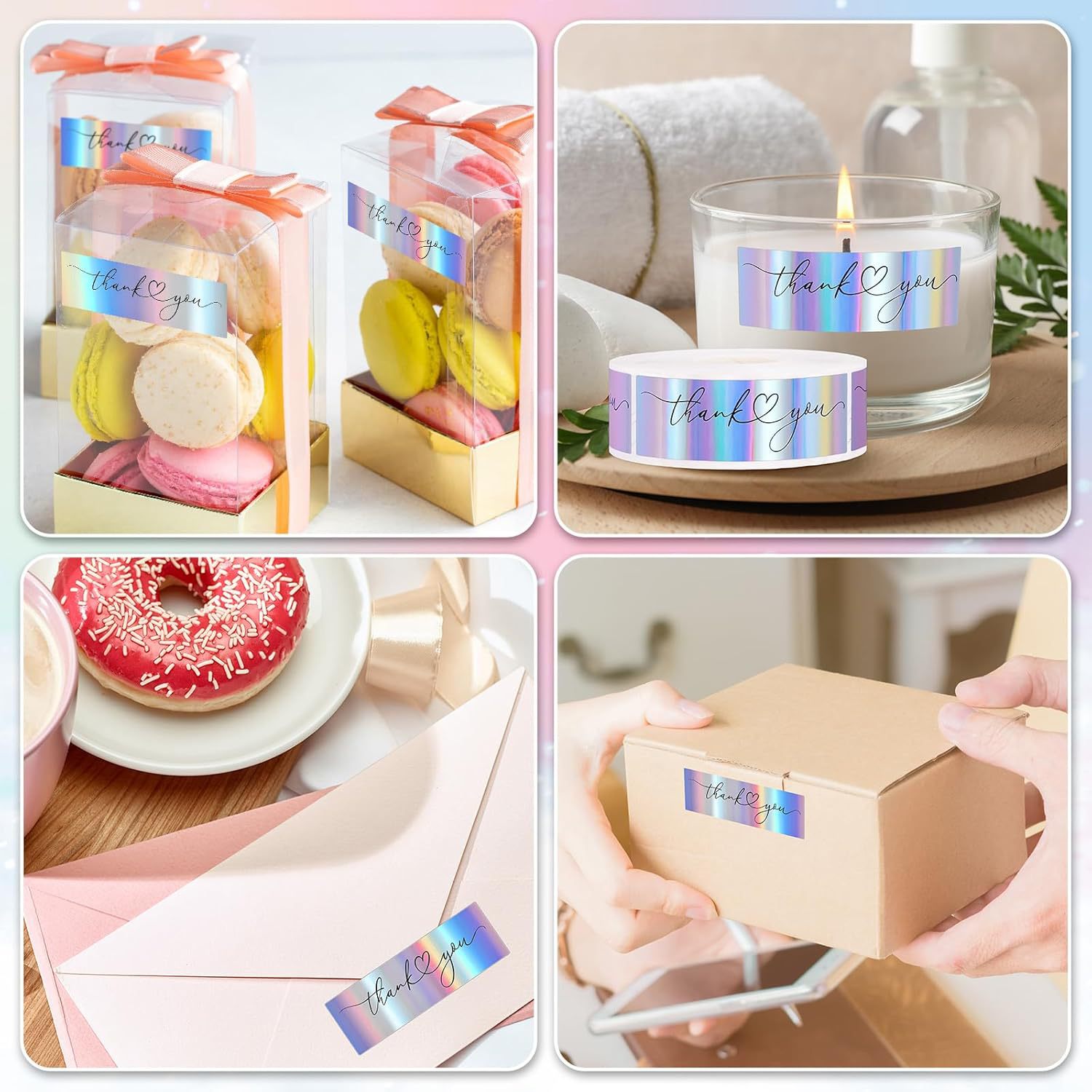 JCAC 120 adet/rulo 3 inç Altın - Sticker Label Roll incelemesi ve fiyatı