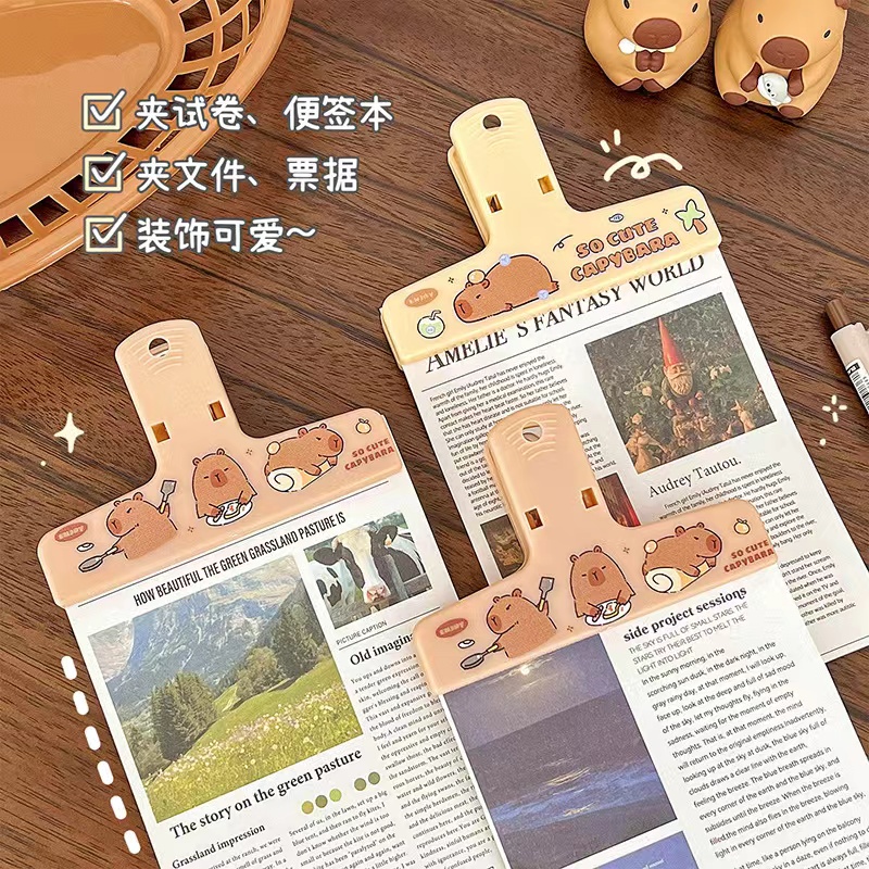 Capybara klasör klipsleri Kawa - Binder Clip Assorted incelemesi ve fiyatı