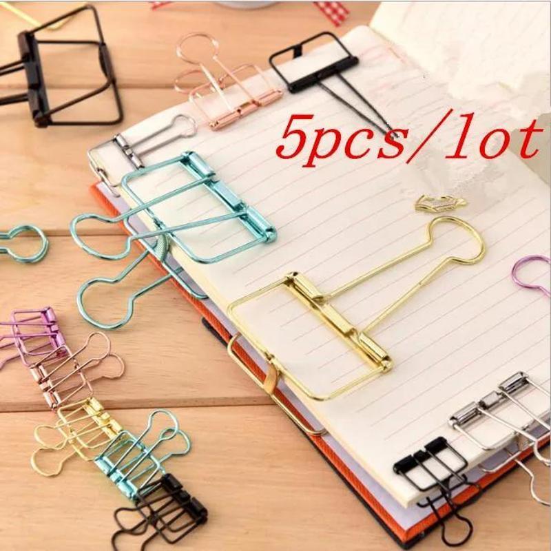 5 adet Gül Altın Metal klasör  - Binder Clip Assorted incelemesi ve fiyatı